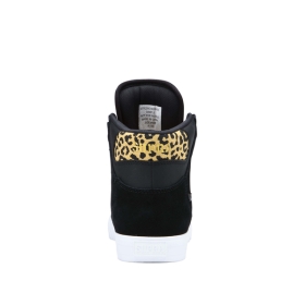 Supra VAIDER Høye Sneakers Dame Svart/Hvite | NO-56537